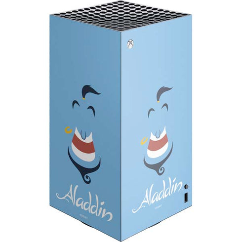 Disney Aladdin Genie Outline Art XBox Series X Digital Edition Console Skin